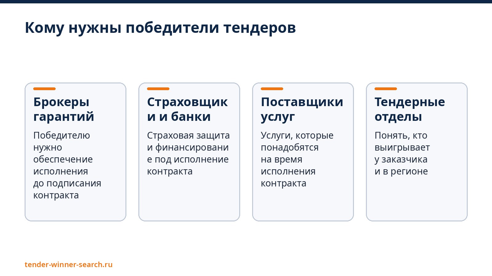 Кому нужны победители тендеров